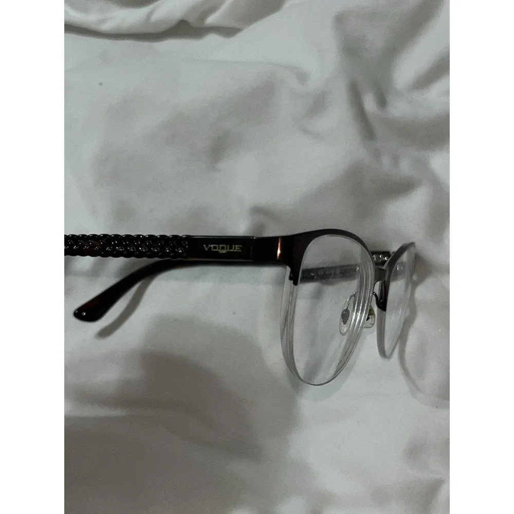 VOGUE EYEGLASSES FRAME VO 3998 934 50-19-135 BLACK TORTOISE HALF RIMLESS  Frames